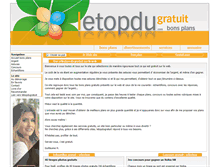 Tablet Screenshot of letopdugratuit.com